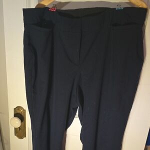 Navy Blue Womens Dress Pants 18 Long